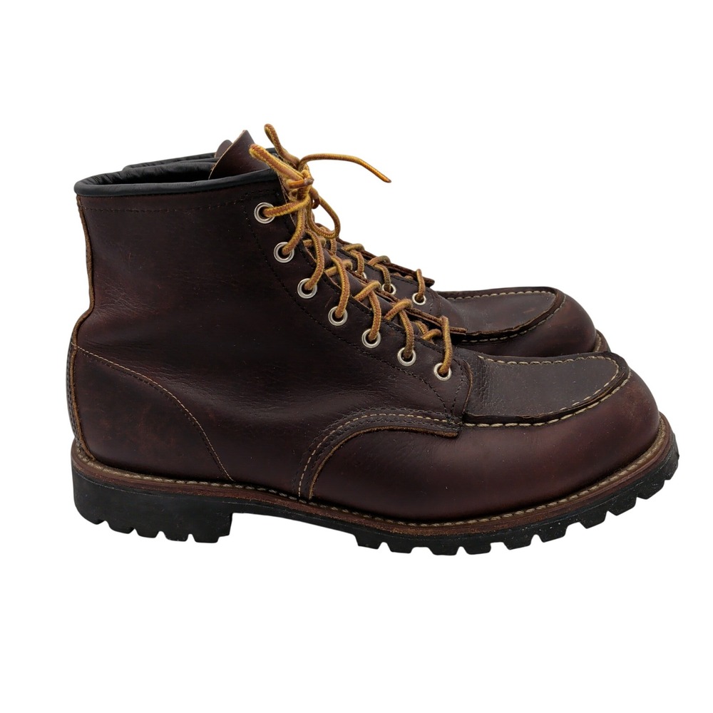 Red Wing Shoes 8146 Roughneck Mens 12 D Briar Oil Slick Leather Moc Toe Boots